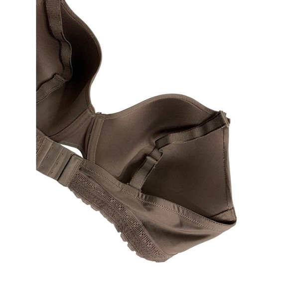 42DDD Paramour Gorgeous Contour New Paddded Underwire Bra Mink Brown 255455 - Picture 6 of 11